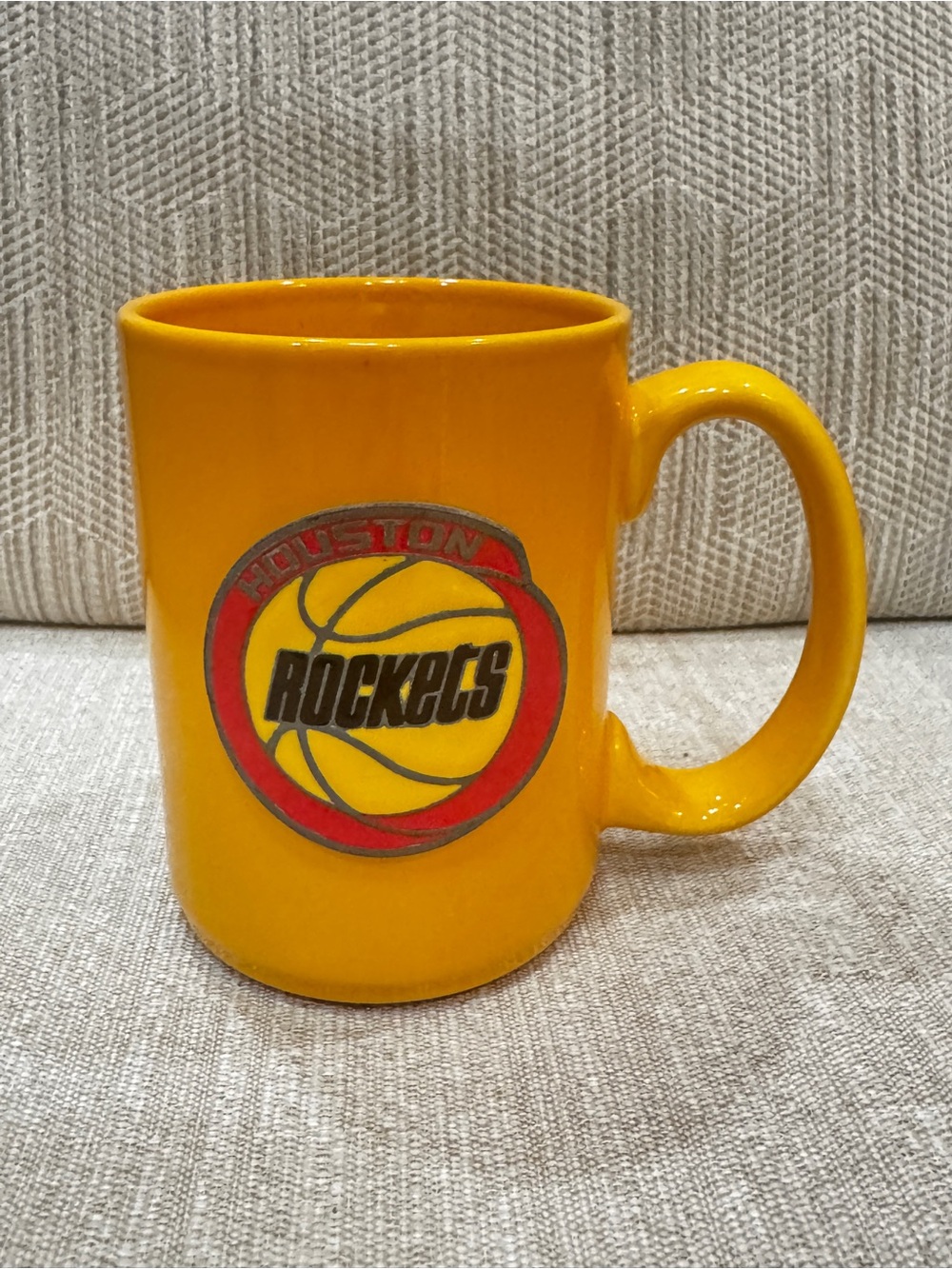 1990s vintage Houston Rockets mug